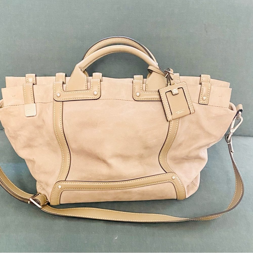 Large Suede TUMI tote brand new